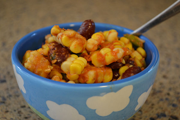 Recipe: Cajun Corn and Kidney Bean Salad
