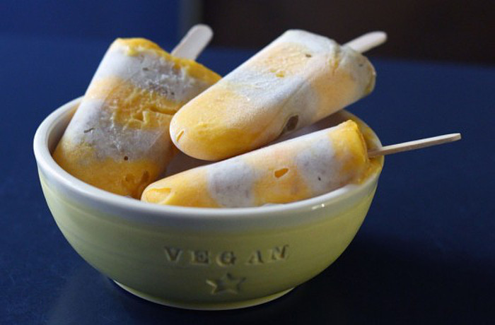 Recipe: Layered Mango and Banana Ice-Creams