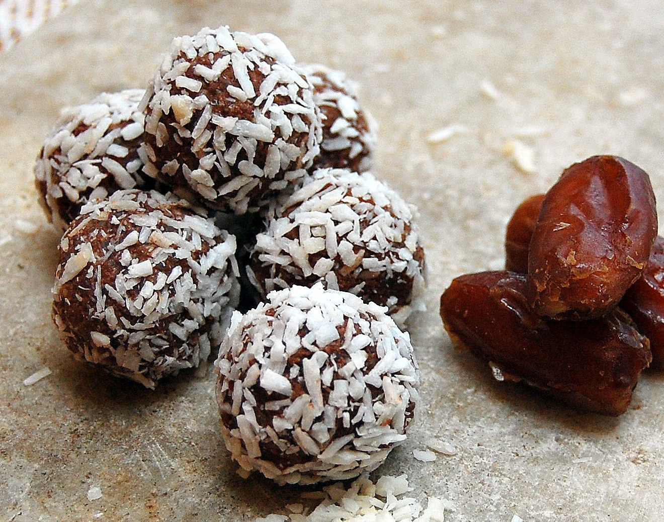 Quinoa Date Nut Truffles