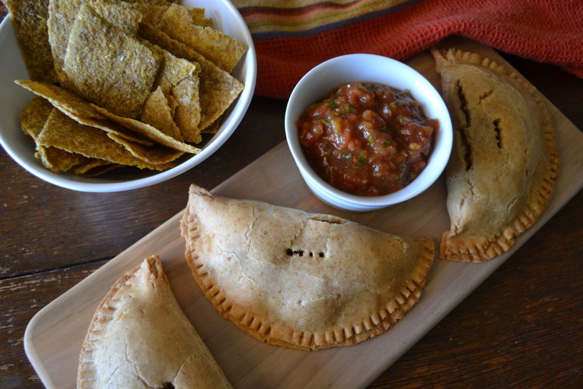 Pinto Bean, Green Olive, and Sweet Potato Turnovers