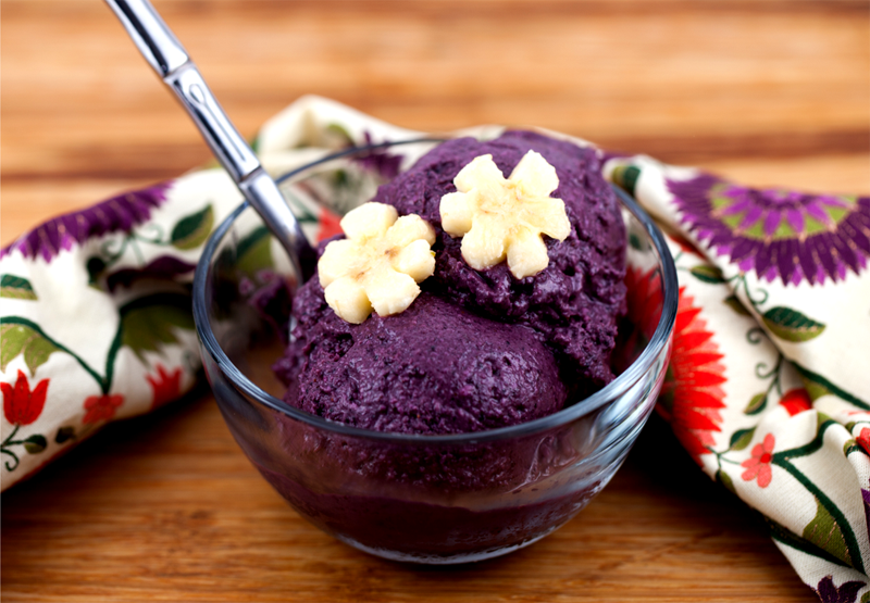 Acai Berry Vegan Ice Cream
