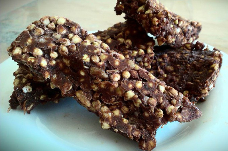 Raw Sprouted Buckwheat Bars