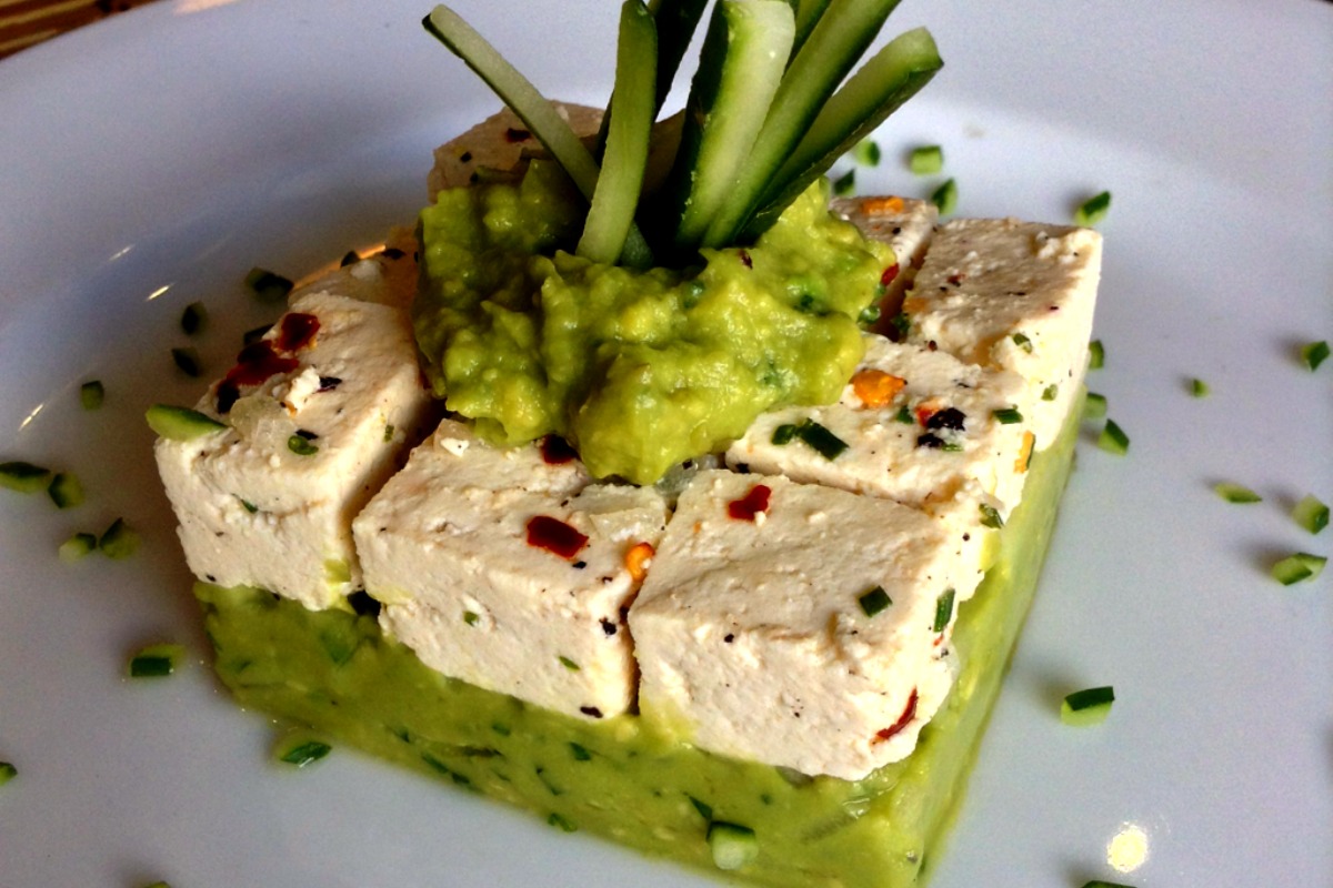 Avocado Tofu Salad [Vegan, Gluten-Free]