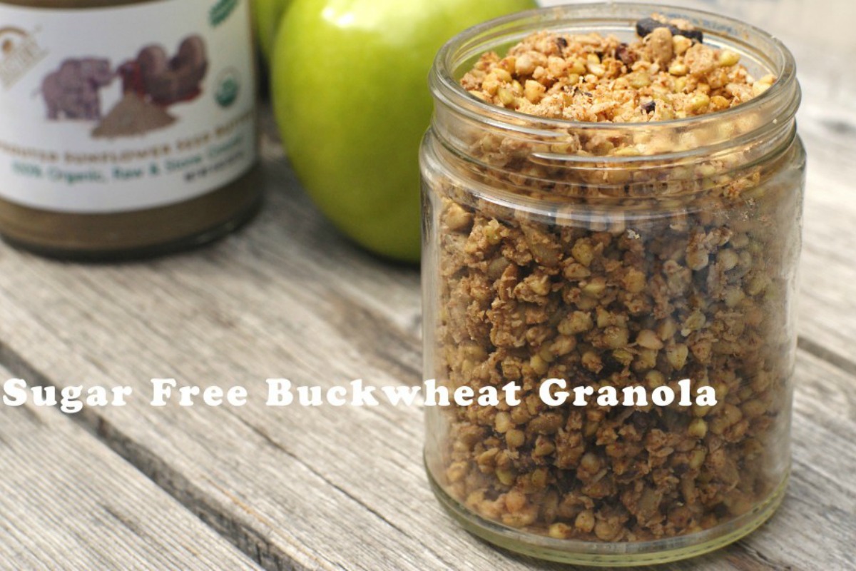 Sugar-Free Buckwheat Granola [Vegan, Gluten-Free]