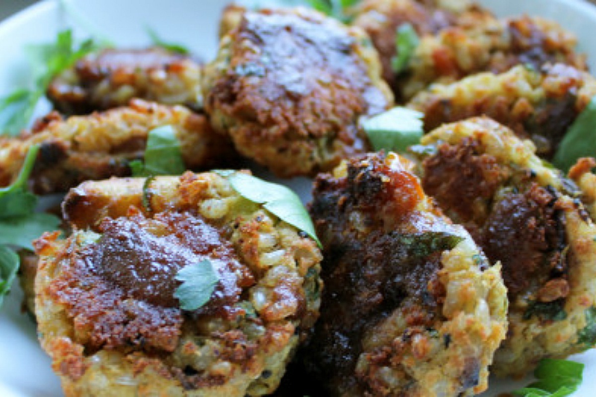 Kitchari Patties (Spiced Red Lentils and Rice) [Vegan, Gluten-Free]
