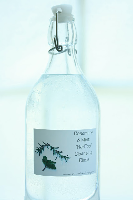 Rosemary & Mint "No Poo" Hair Cleansing Rinse