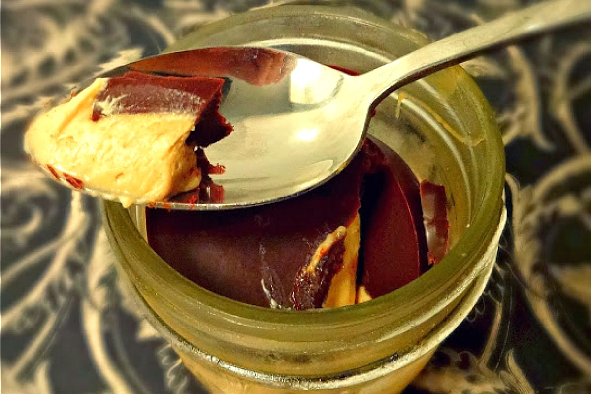 Peanut Butter Mousse Jars With Chocolate Shell [Vegan, Gluten-Free]