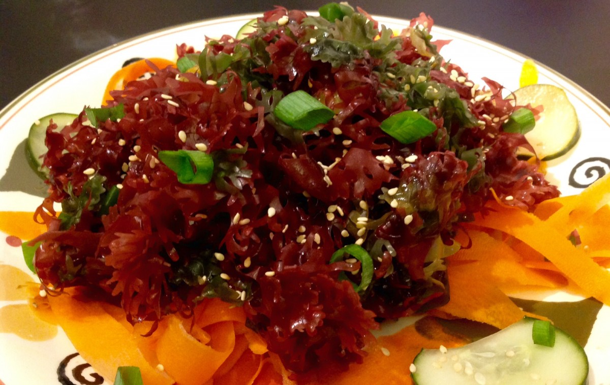 Seaweed Salad With Toasted Sesame Dressing [Vegan, Gluten-Free]