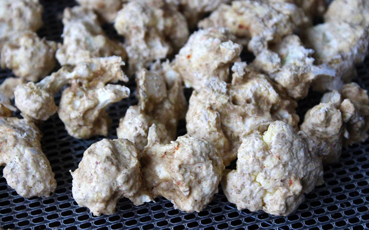 Cauliflower Popcorn With Two Out-of-This-World of Dipping Sauces