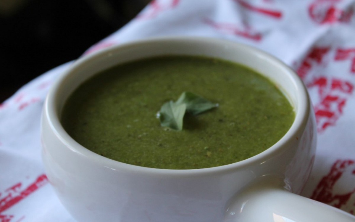 Chilled Roasted Asparagus Soup
