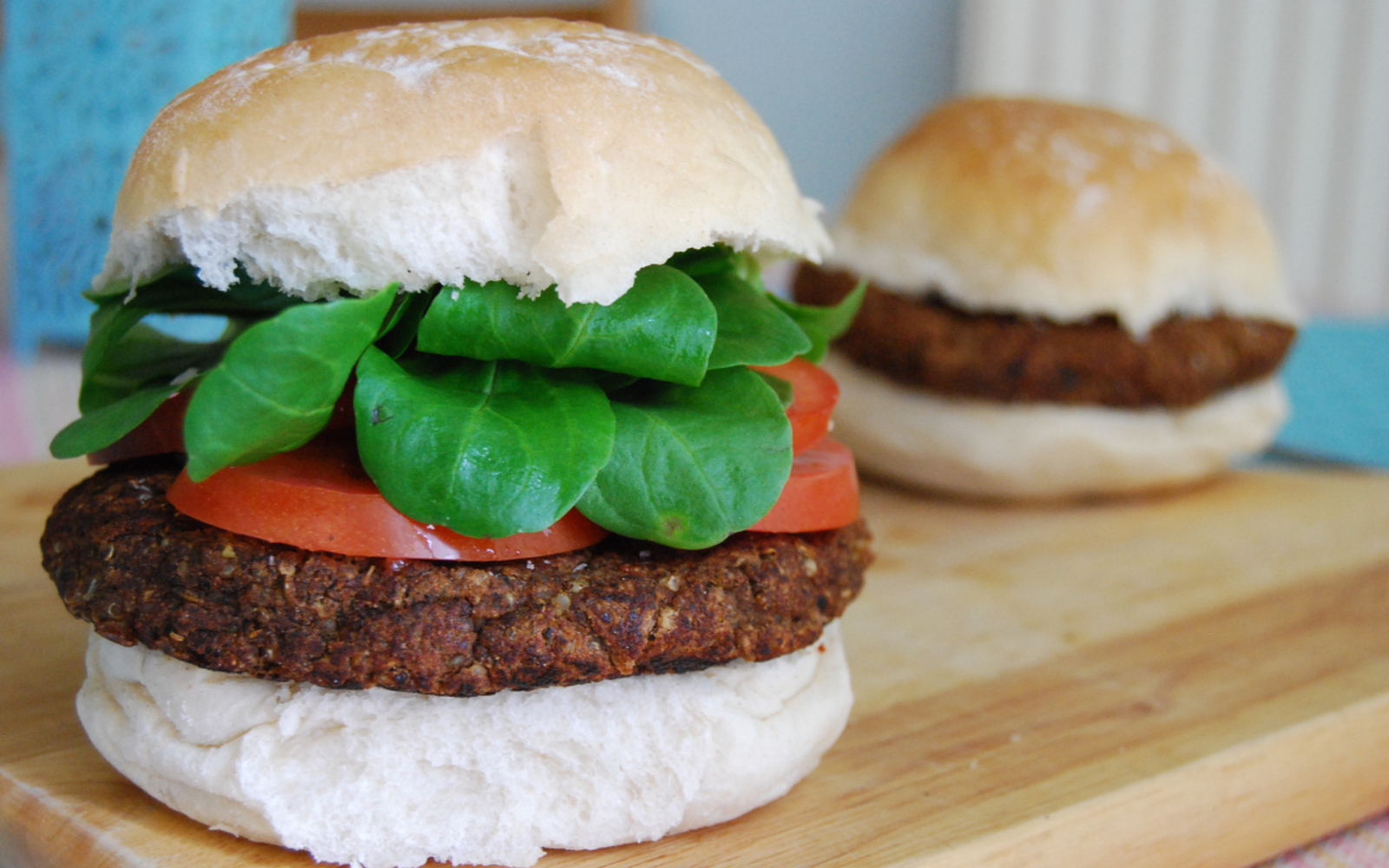 smoky and spicy black bean burger