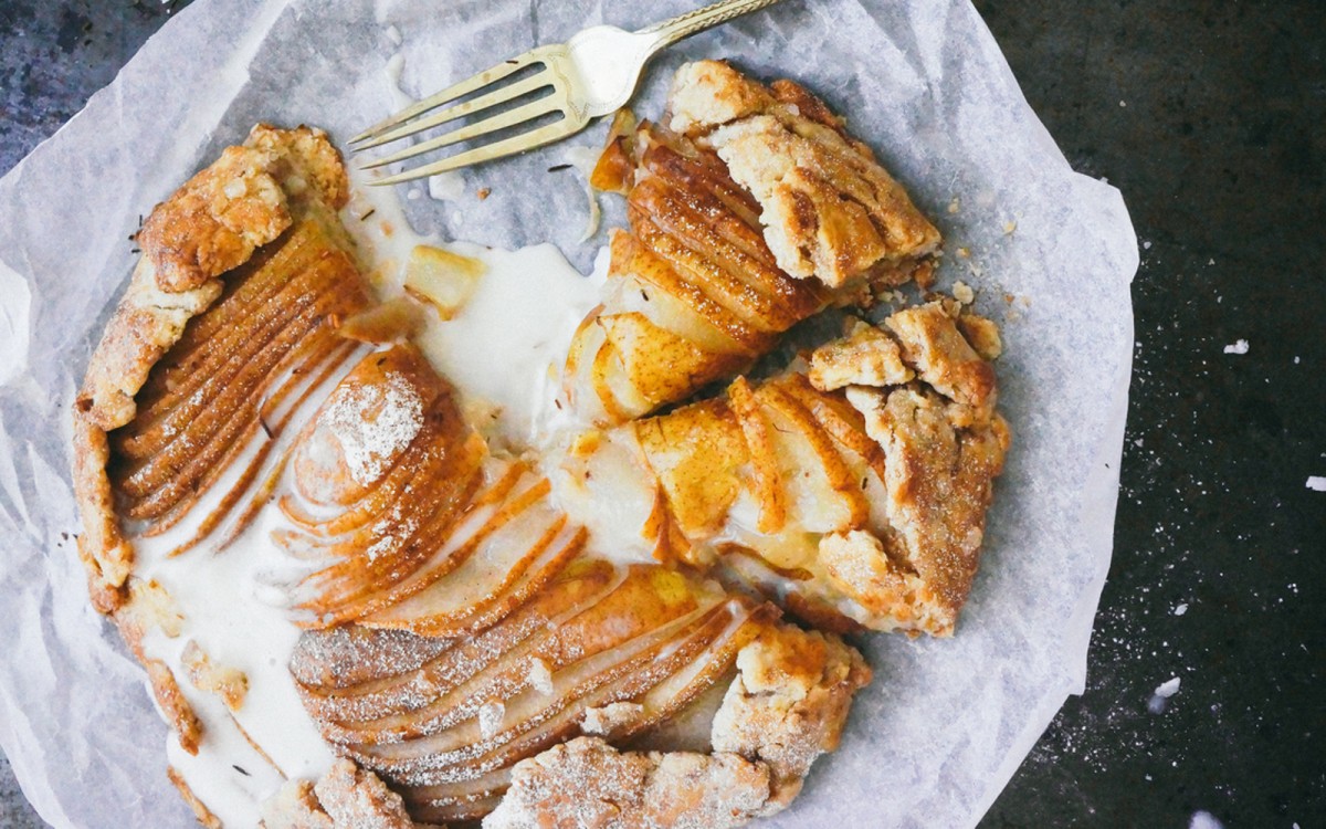 Pear Galette With a Rooibos Glaze