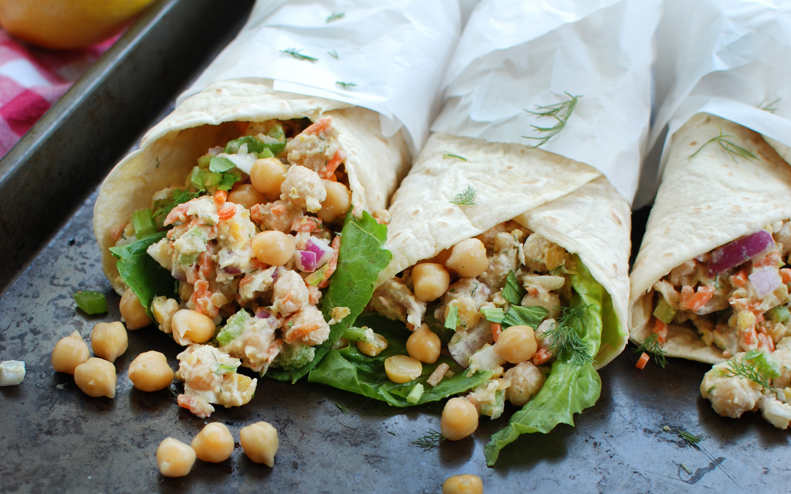 chickpea ranch wraps