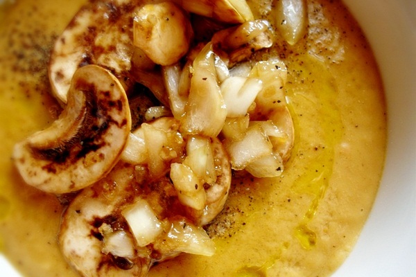 Recipe: Raw Marinated Mushroom Soup