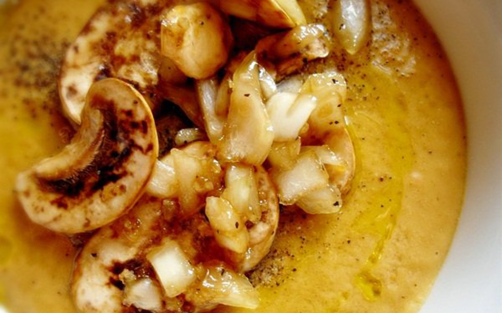 Raw Marinated Mushroom Soup