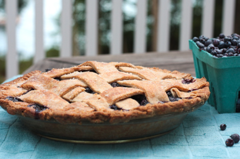 Vegan Blueberry Pie With a Heart-Healthy Crust