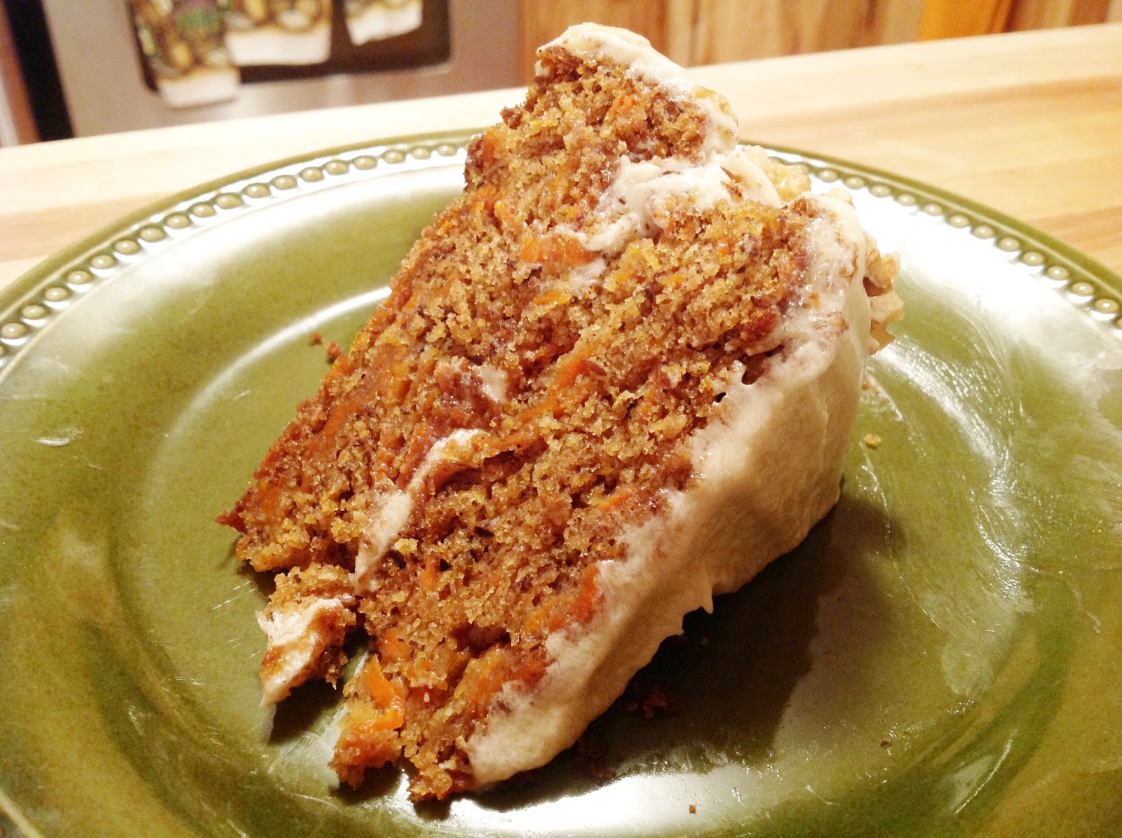 Walnut Carrot Cake With Cream Cheese Frosting