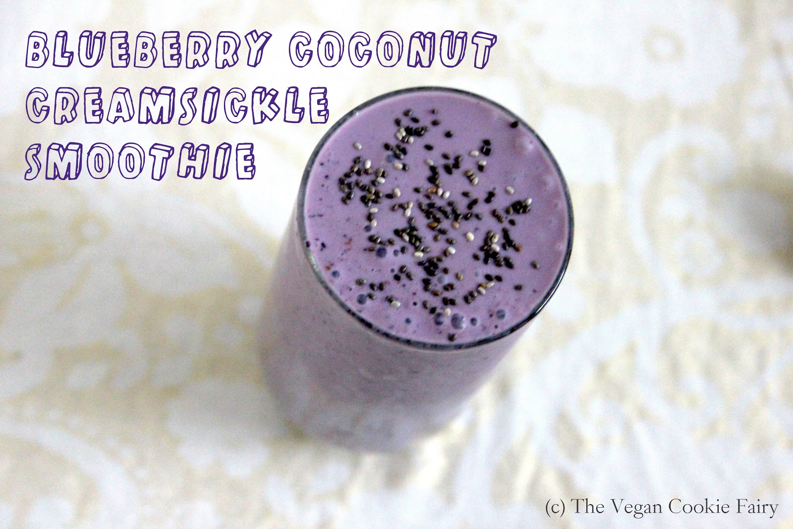 Blueberry Coconut Creamsicle Smoothie