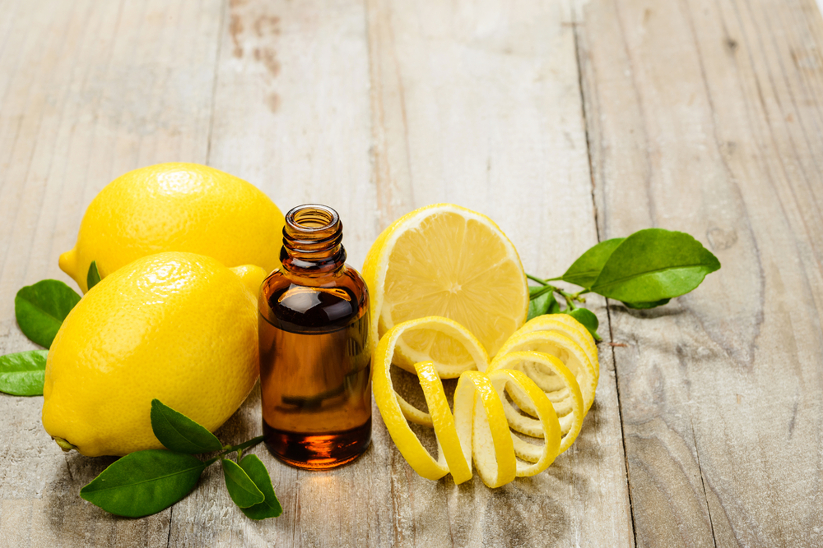 lemon and oil