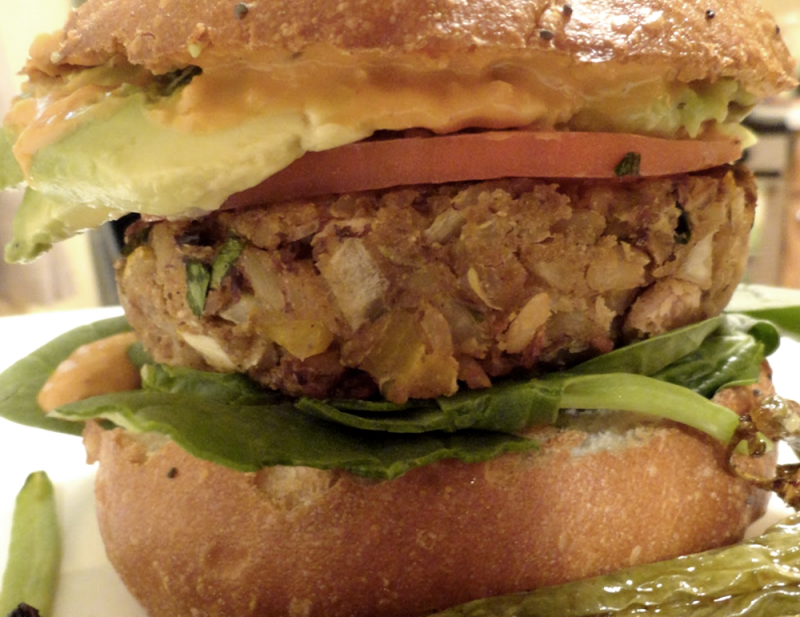 Vegan Black-Eyed Pea Burgers with Mississippi Comeback Sauce