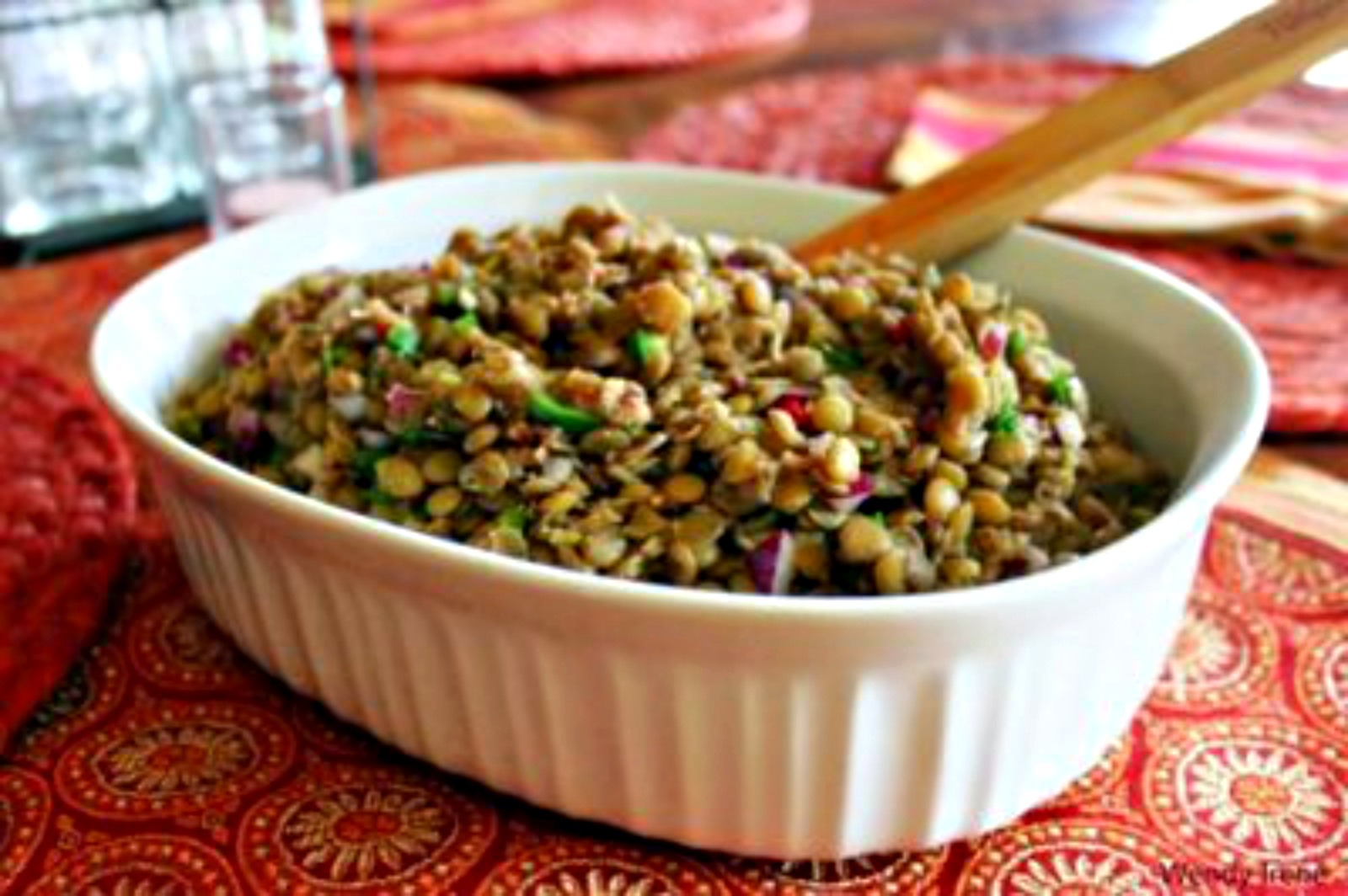 Green Lentil Salad Recipe [Vegan]