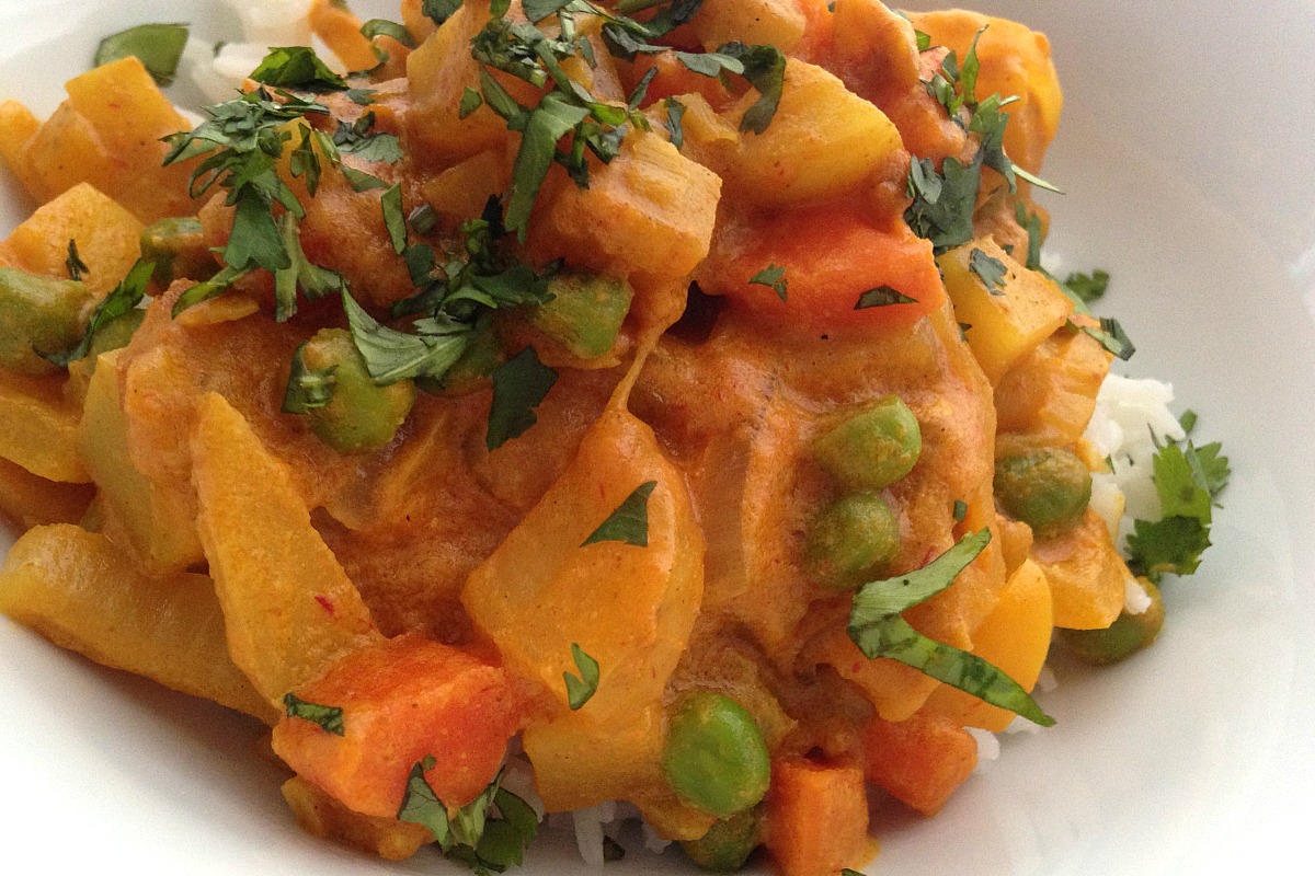 Vegetable Coconut Curry in a Hurry [Vegan, Gluten-Free]