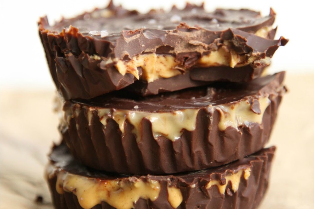 Two Ingredient Chocolate Peanut Butter Cups