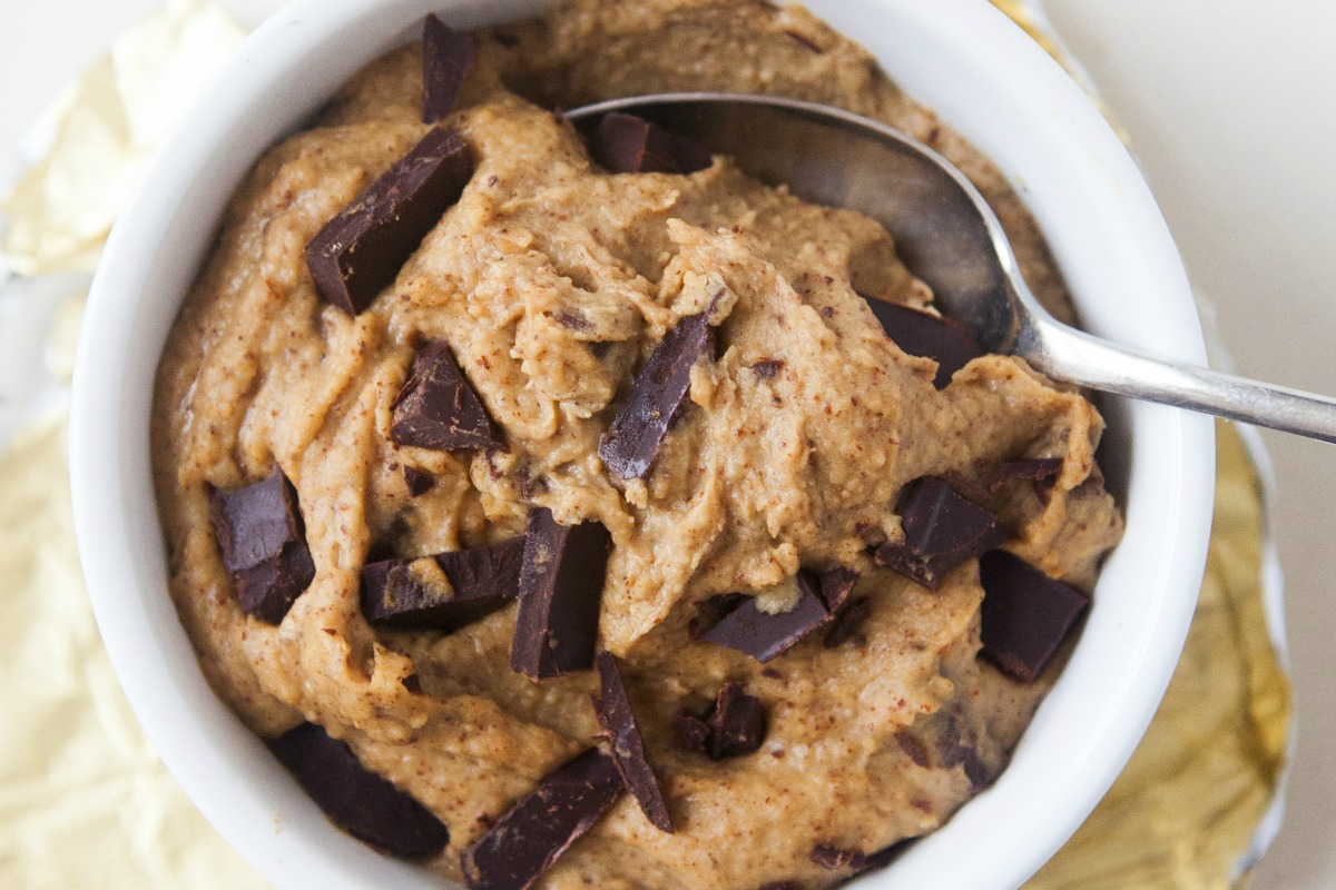 almond chickpea cookie dough