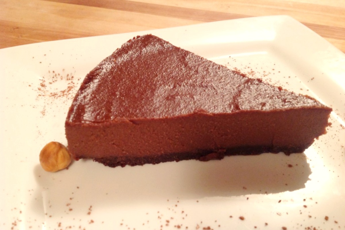 Chocolate Hazelnut Cheesecake [Vegan, Raw, Gluten-Free]