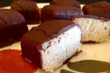 Chocolate Covered Cheesecake Bites [Vegan, Gluten-Free]