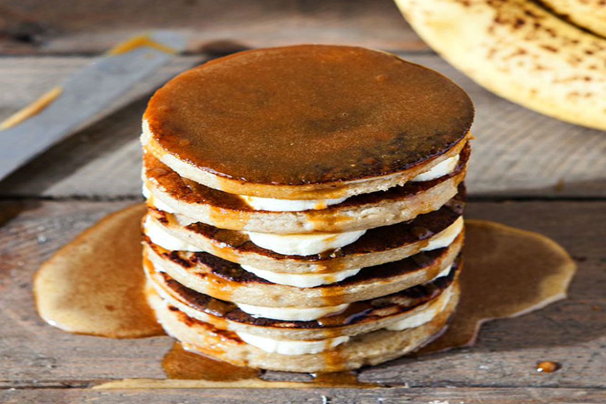 Banoffee Pancakes [Vegan, Gluten-Free]