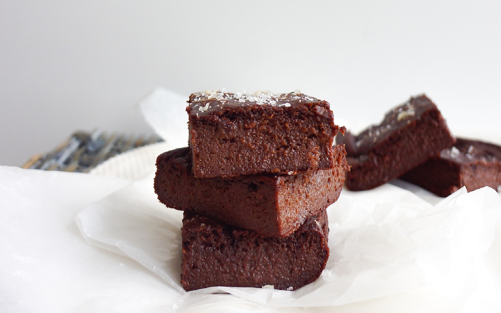 Avocado and Date Brownies With Sea Salt