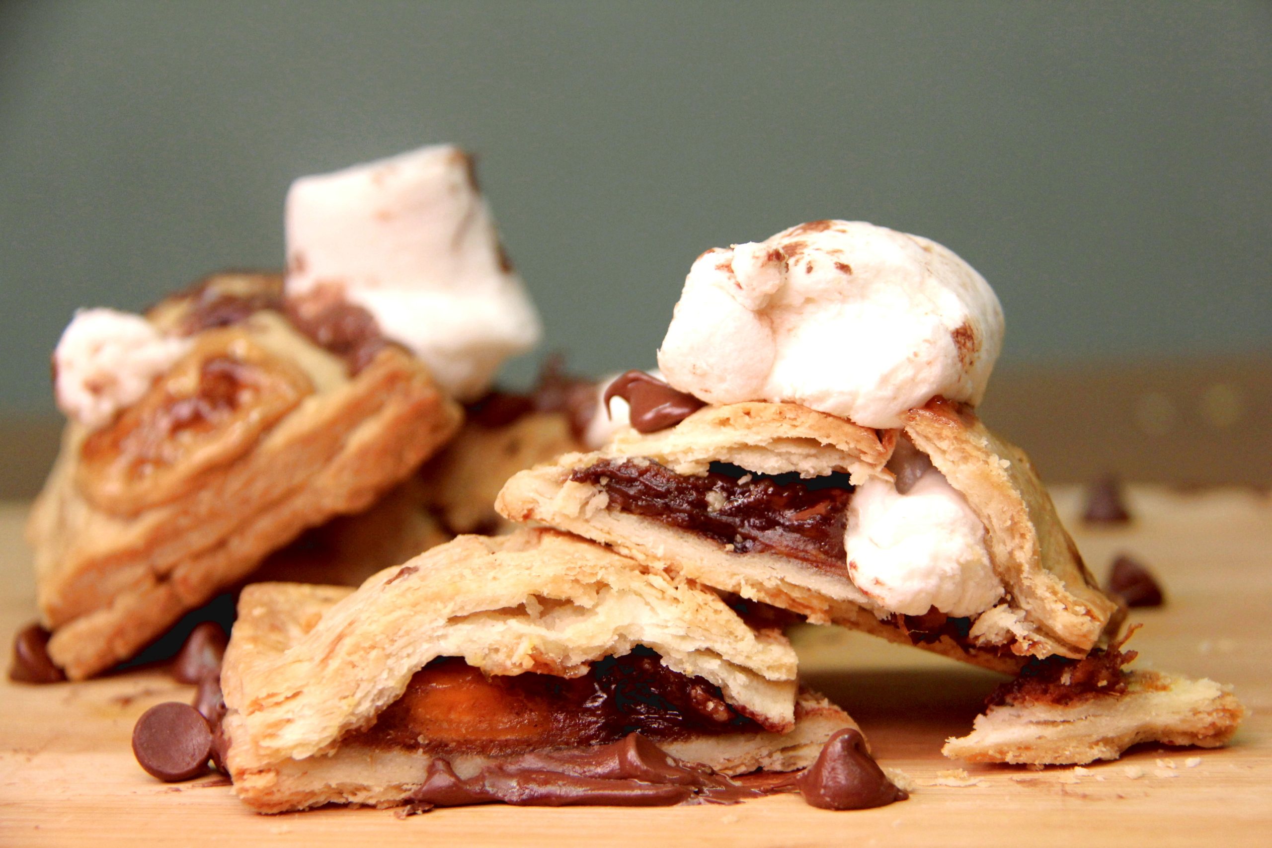 #5under5: Gooey Marshmallow and Chocolate Bourbon Sweet Potato Pop Tarts