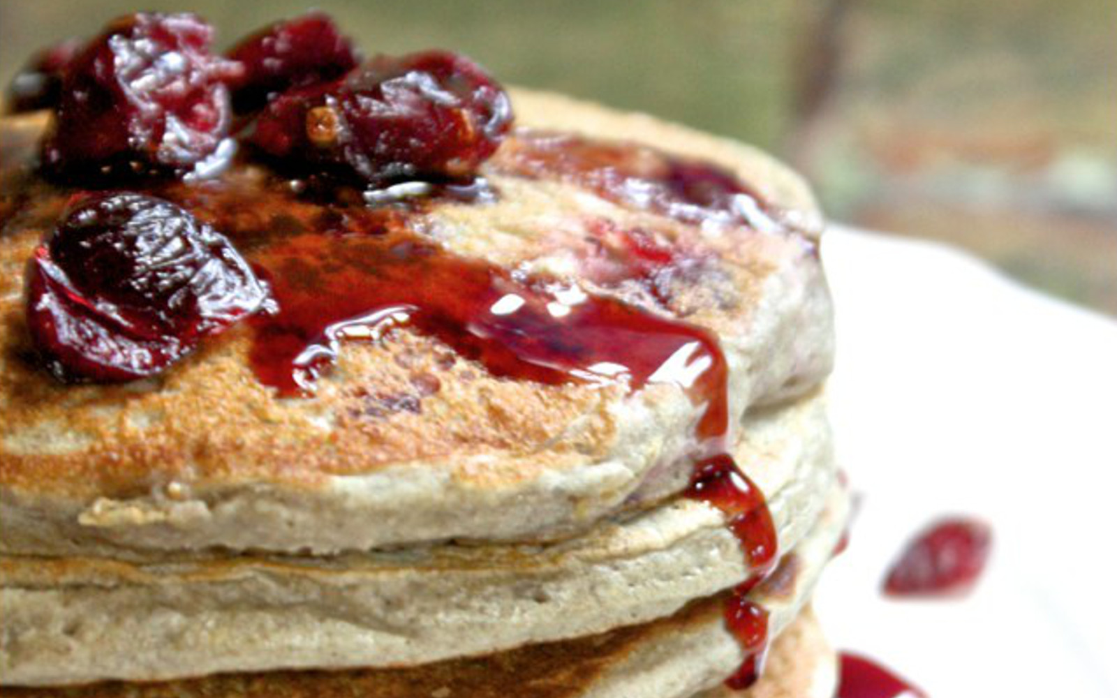 Cranberry Buckwheat Pancakes