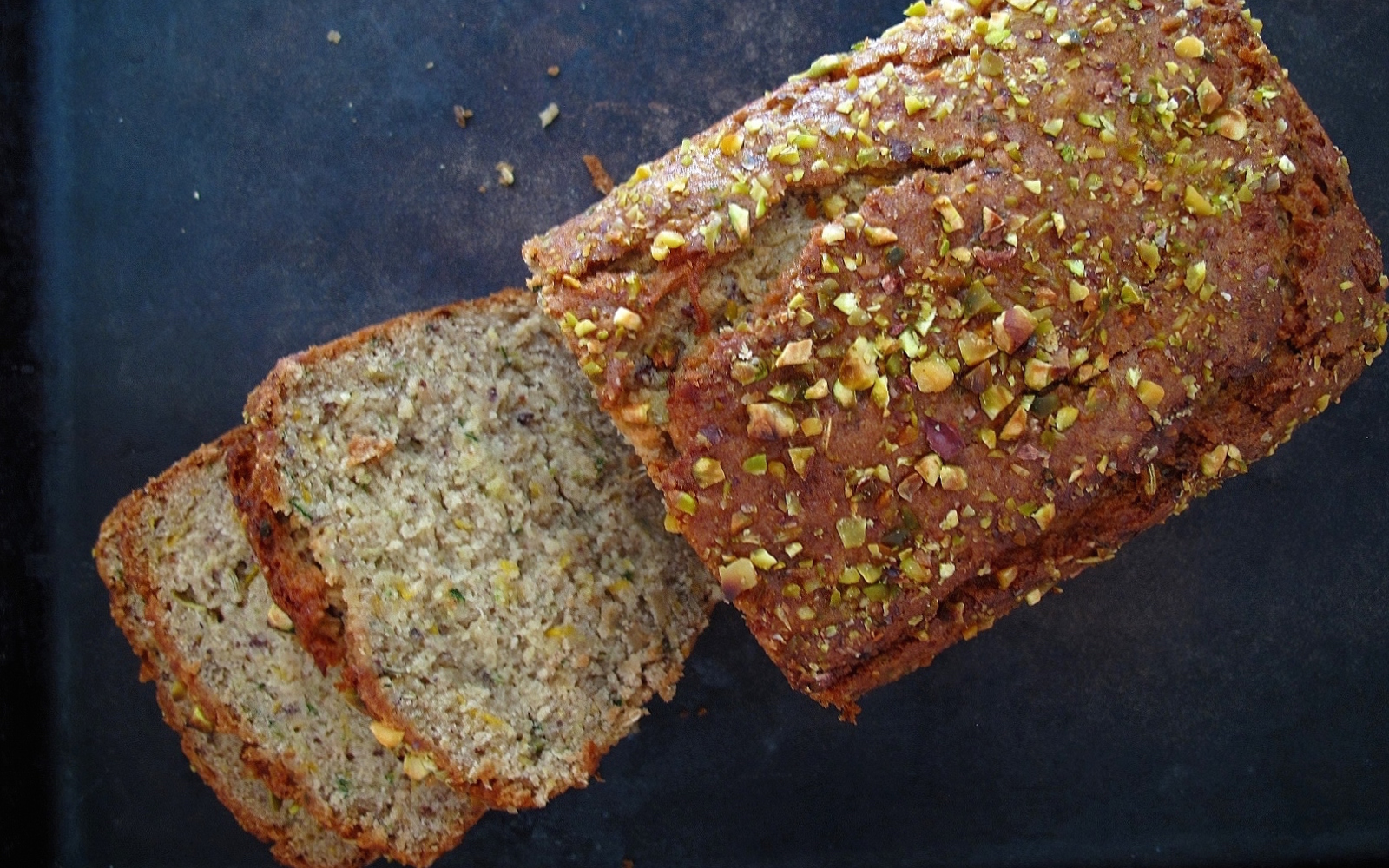 Zucchini Bread With Fennel and Pistachios