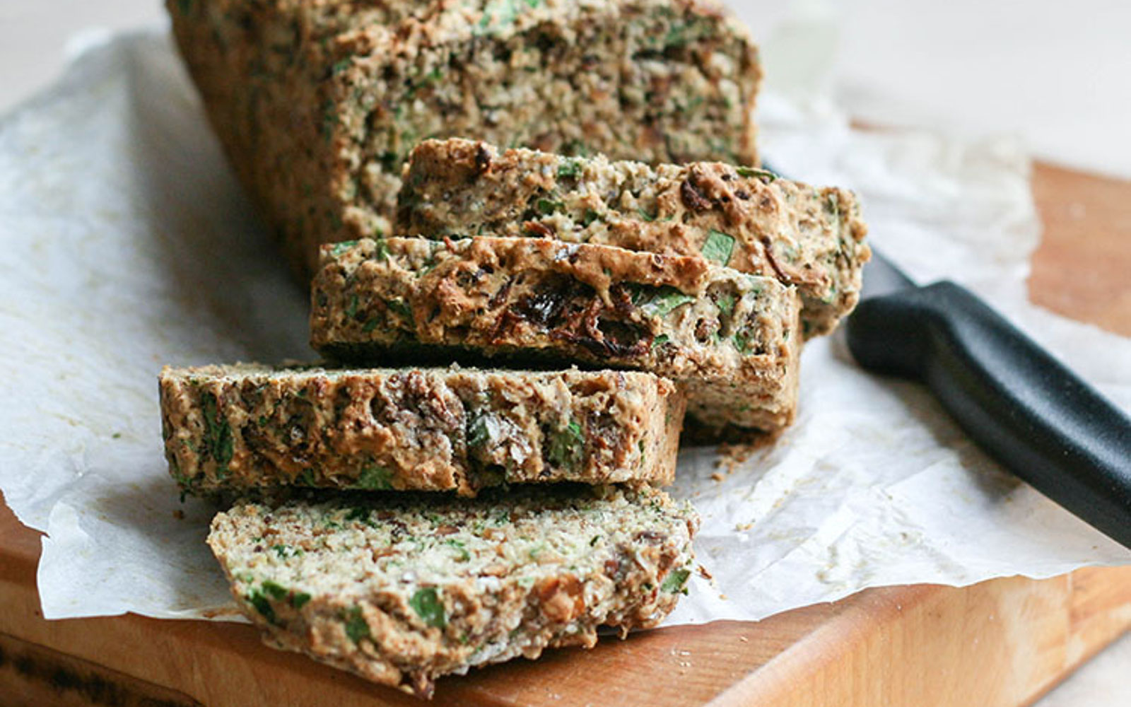 Caramelized Onion Spinach Bread