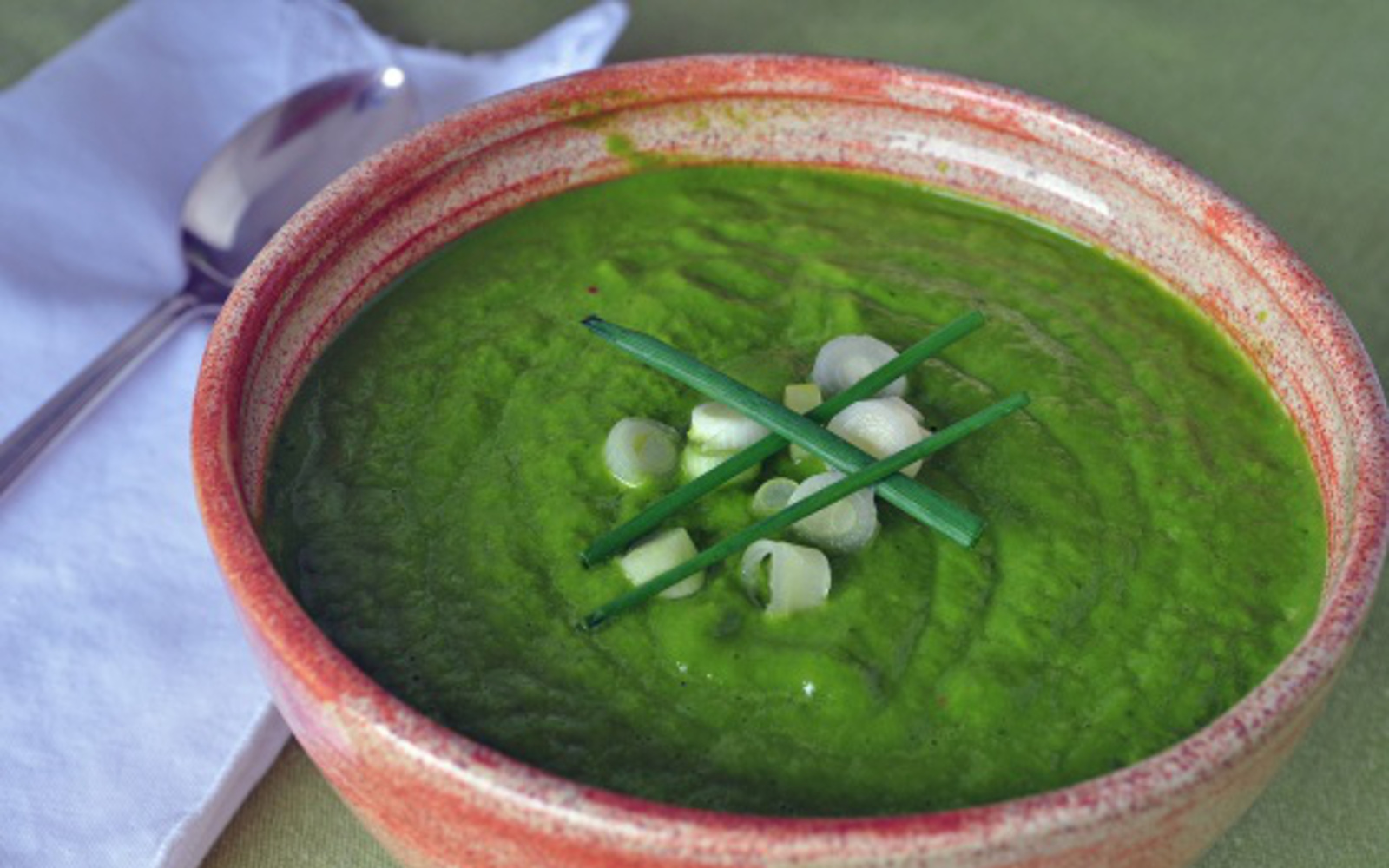 Raw Spinach and Carrot Soup