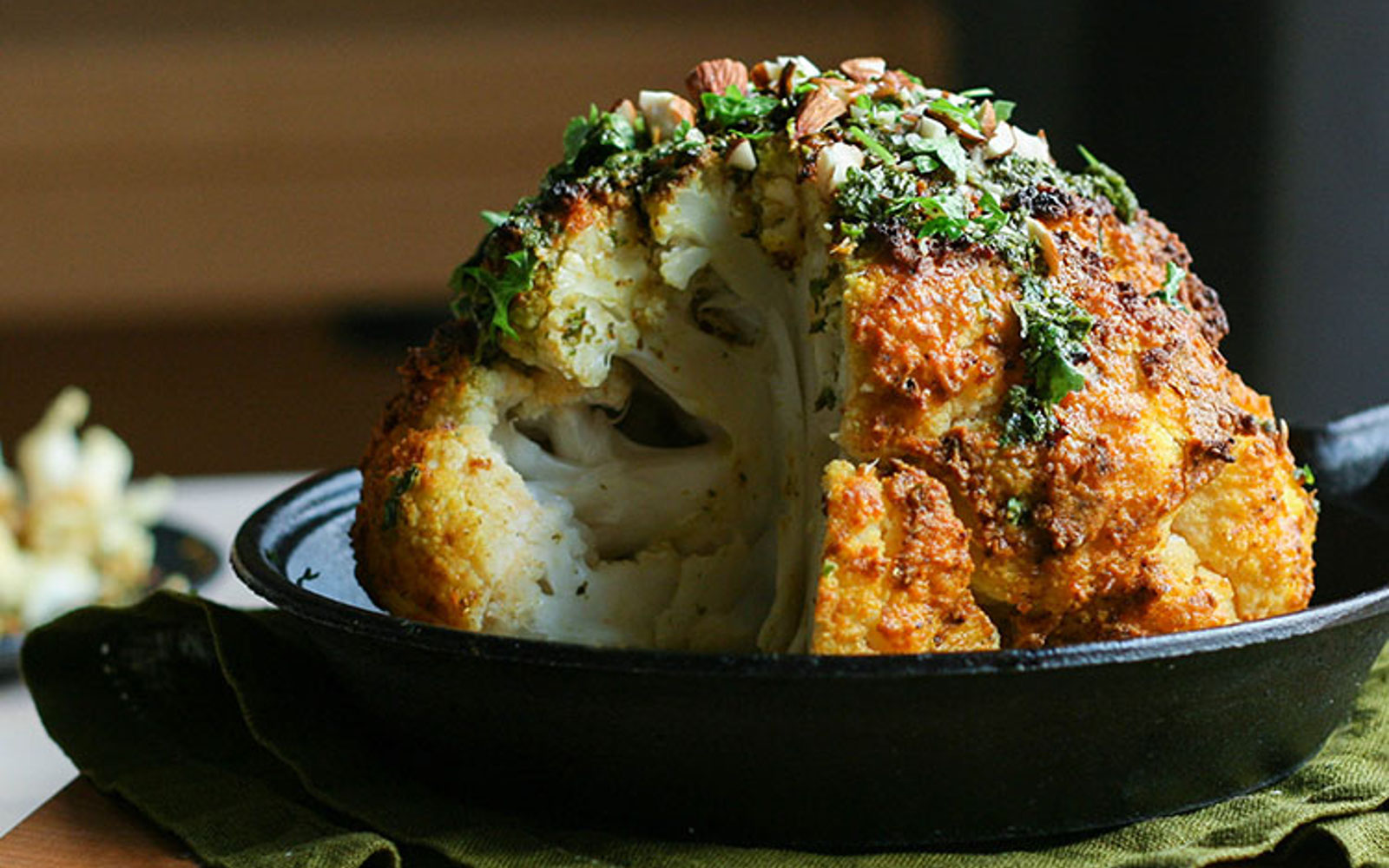 Tahini-Roasted Cauliflower