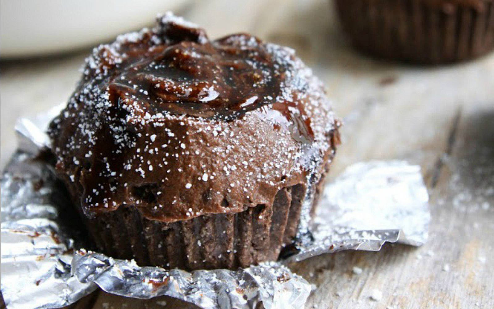 Double Chocolate Cupcakes With Buttercream Frosting