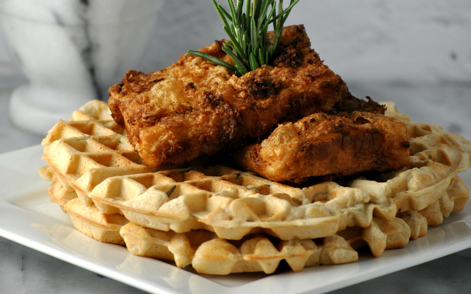 Fried Chicken and Waffles 1