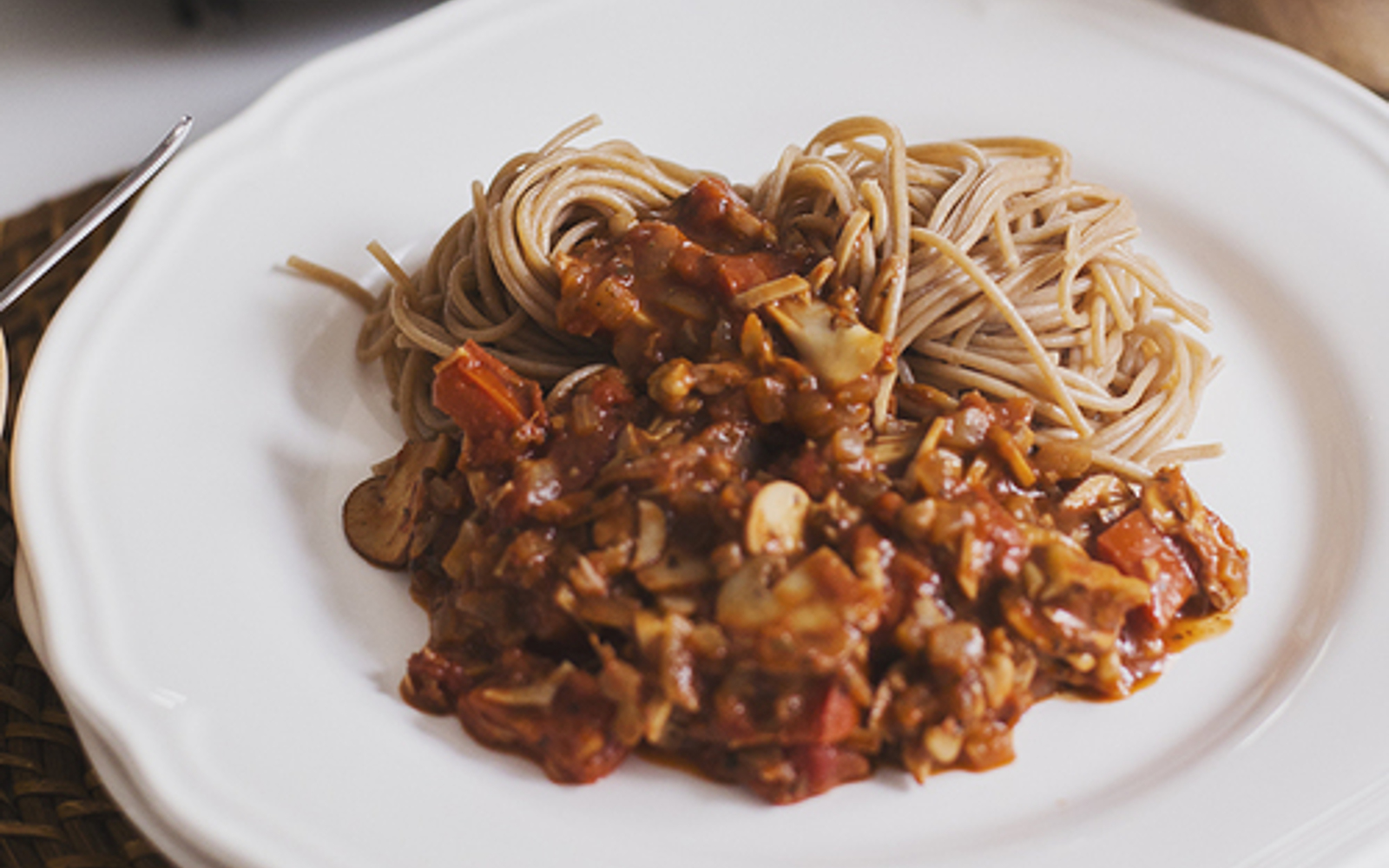 Spicy Mushroom and Walnut Bolognese