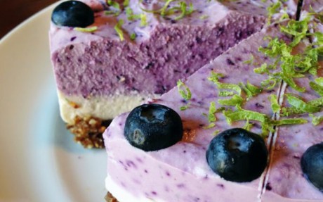 Blueberry Lime Cheesecake