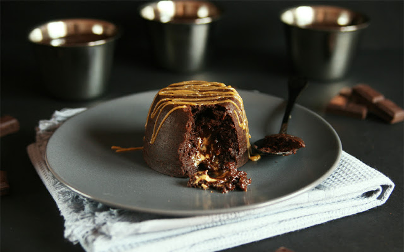 Peanut Butter and Chocolate Coulant