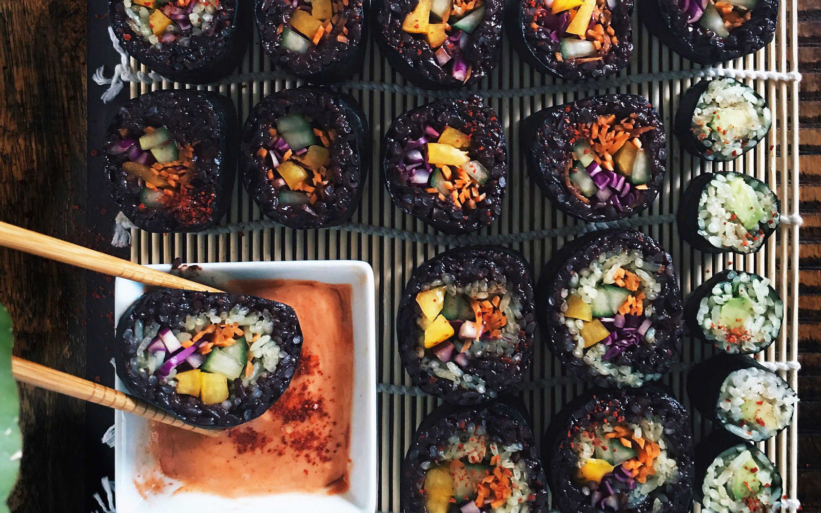 Sweet and Spicy Coconut Sushi