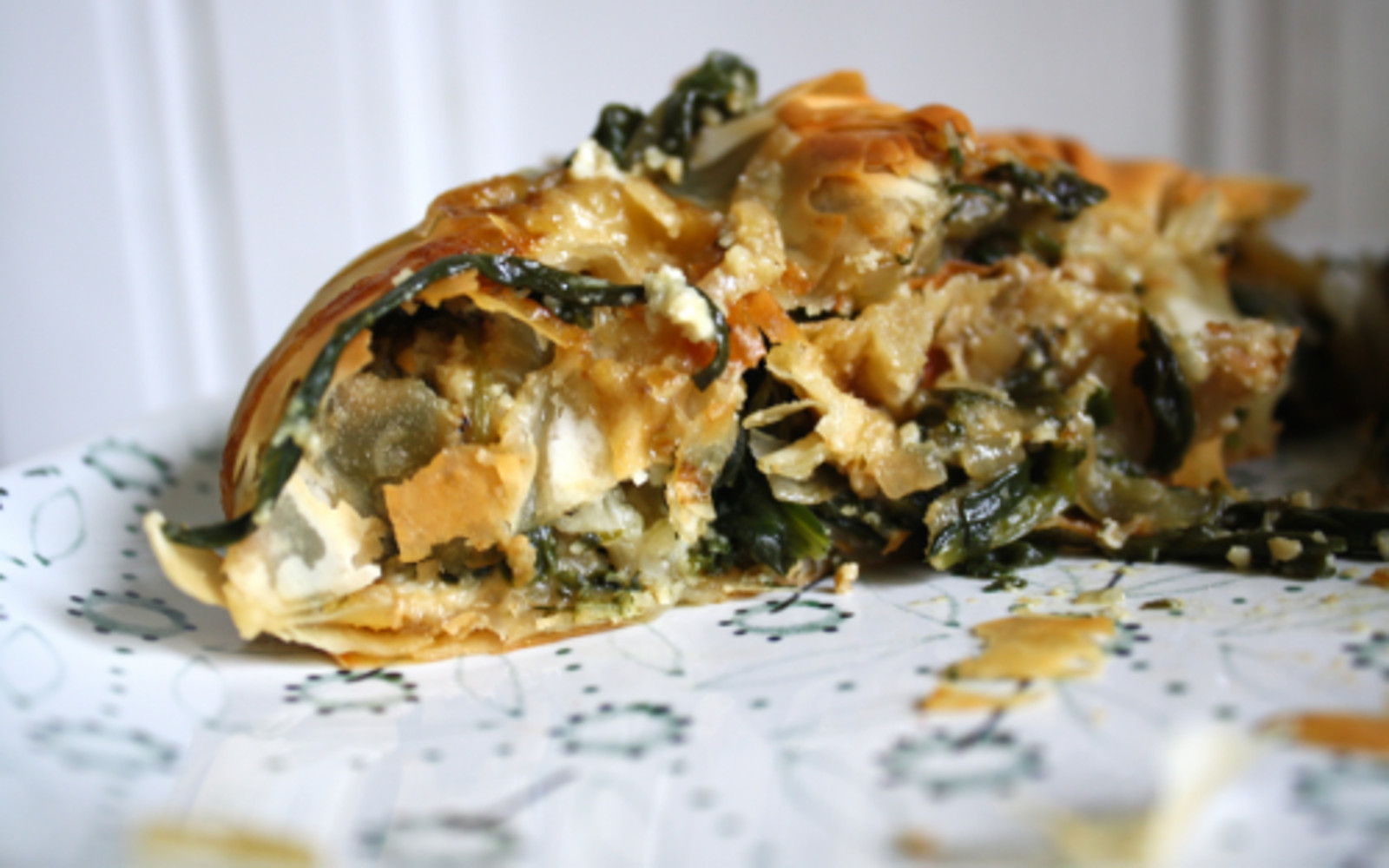 M’hencha: Moroccan Spinach and Almond Feta Hand Pies