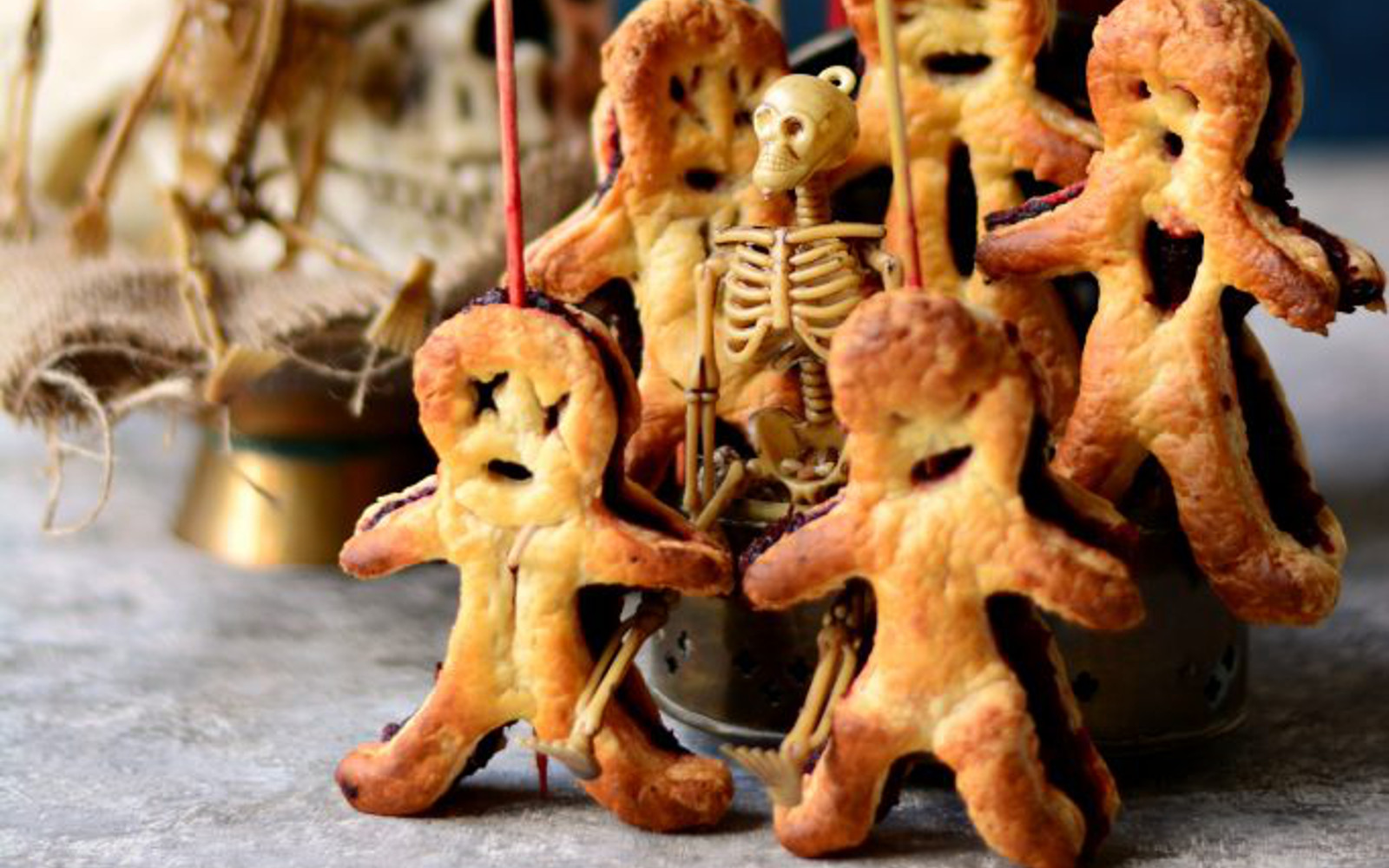 Puff Pastry Voodoo Dolls