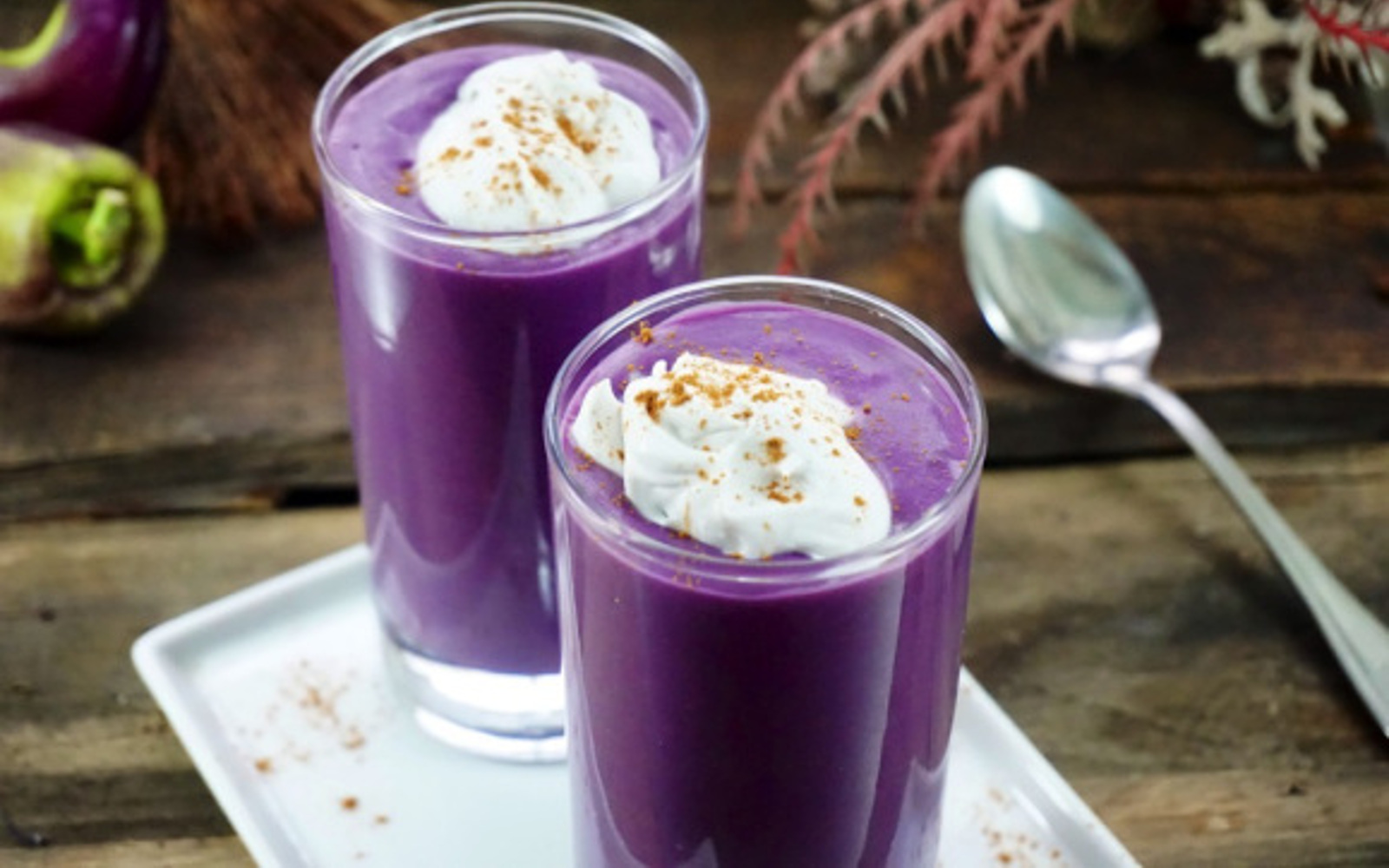 Purple Dessert Mousse Shooters