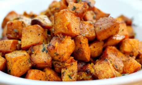 Turmeric Cinnamon Sweet Potatoes