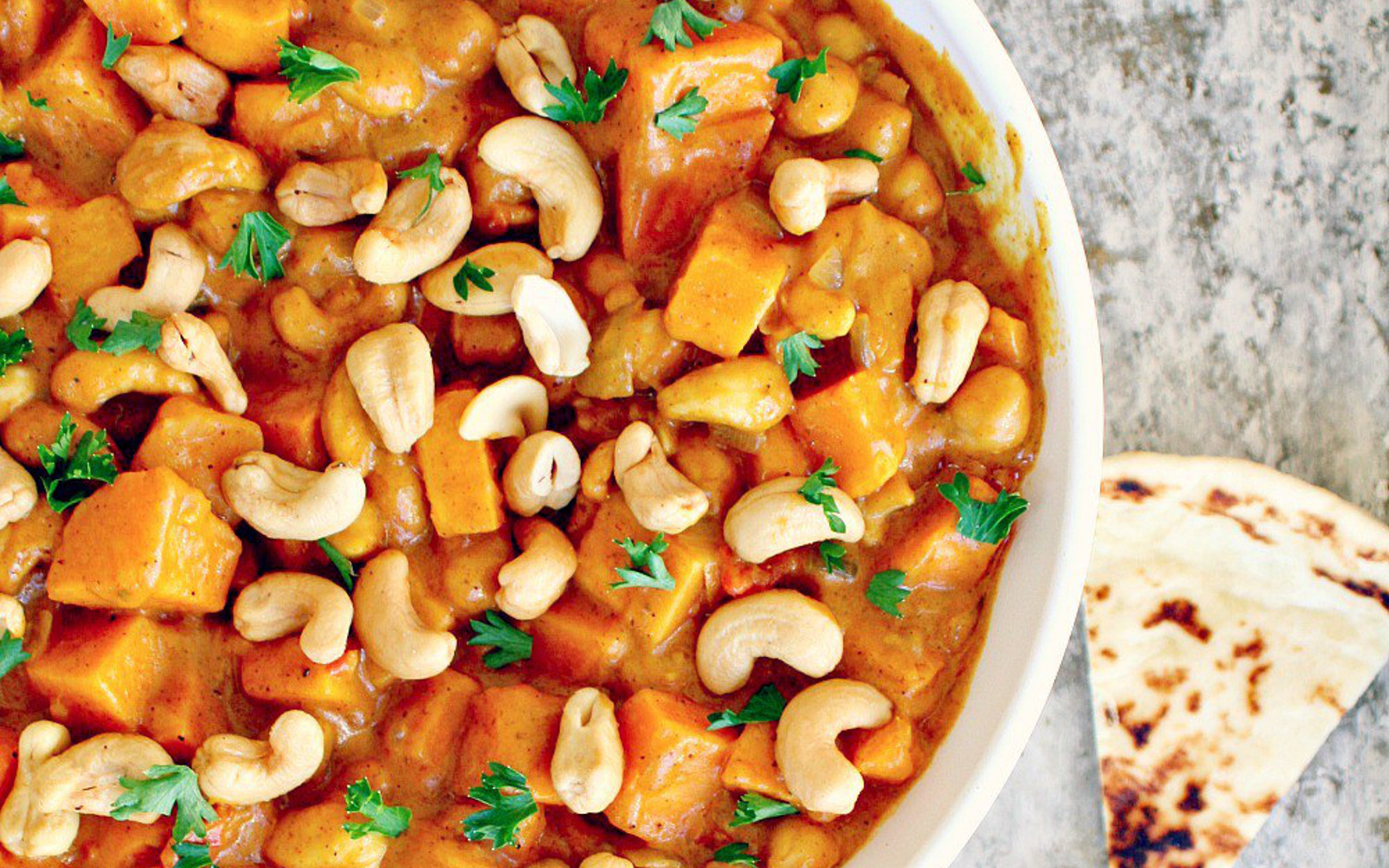 Sweet Potato and Chickpea Coconut Curry