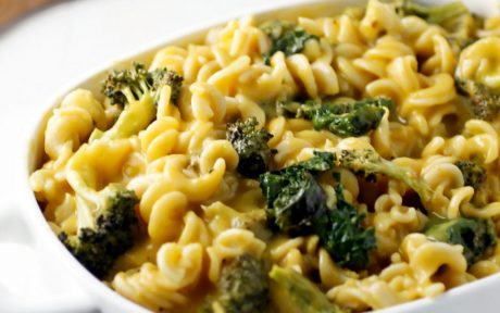 Creamy Butternut Squash Pasta With Broccoli and Kale